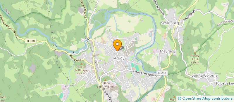 localisation de l'entreprise NAKIB-LANCIEN INVEST  ARUDY