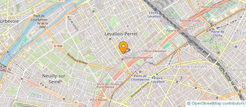 localisation de l'entreprise NAKIGOE à LEVALLOIS-PERRET