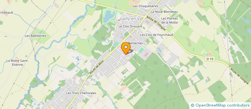 localisation de l'entreprise NAKIM à LAILLY-EN-VAL