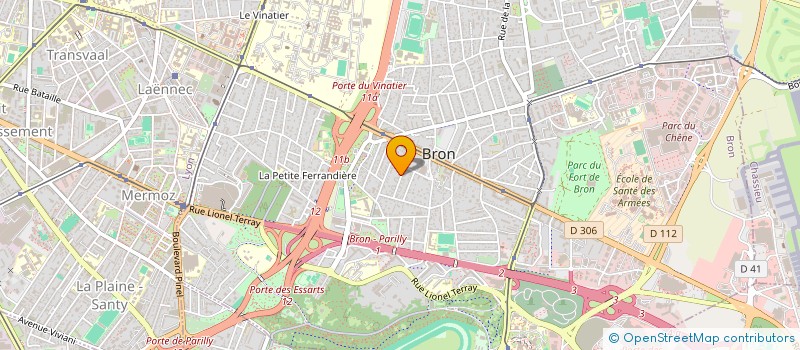 localisation de l'entreprise NAKIMA à BRON
