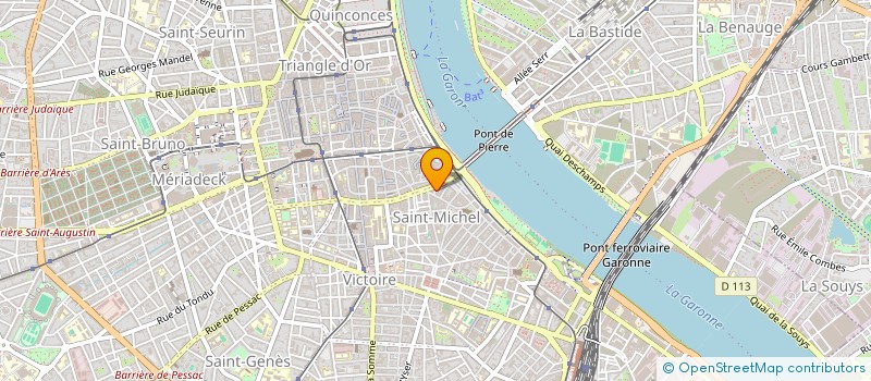 localisation de l'entreprise NAKLA à BORDEAUX