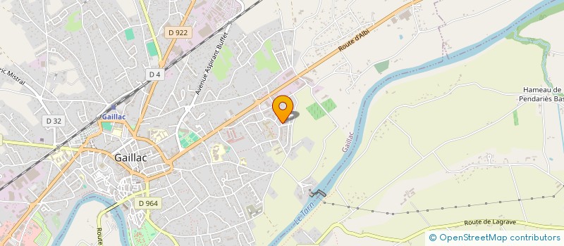 localisation de l'entreprise NAKUS à GAILLAC
