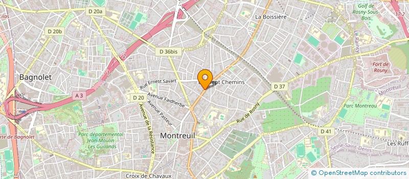 localisation de l'entreprise NAKYMA à MONTREUIL