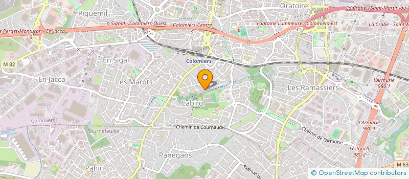localisation de l'entreprise NAKYO CONSEIL à COLOMIERS