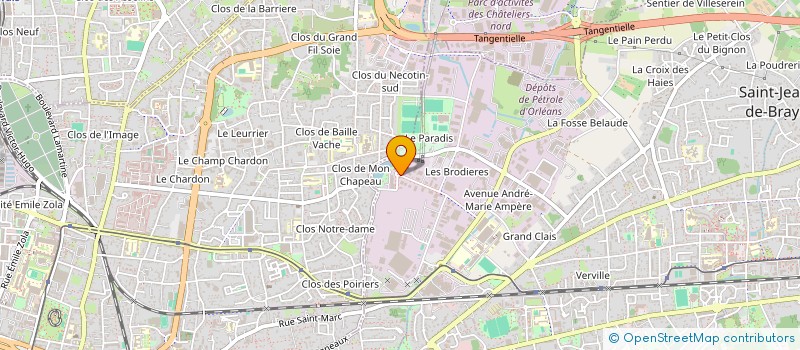 localisation de l'entreprise NAL AUTO à SAINT-JEAN-DE-BRAYE