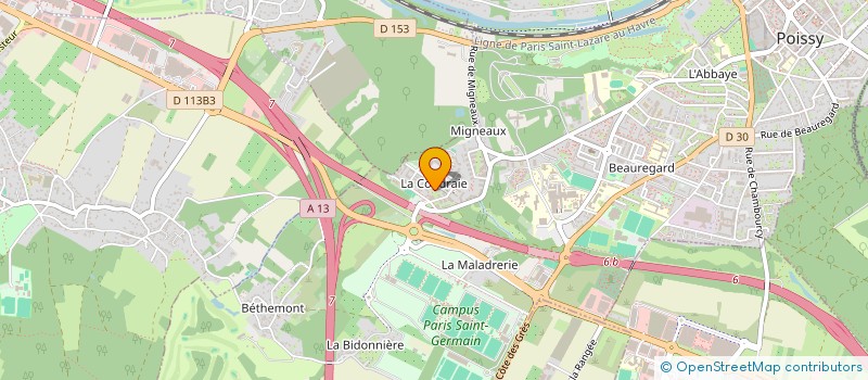 localisation de l'entreprise NAL TRANSPORT CONSEIL  POISSY