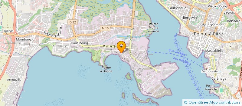 localisation de l'entreprise NALA 3  BAIE-MAHAULT