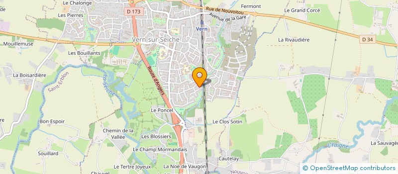 localisation de l'entreprise NALA  VERN-SUR-SEICHE