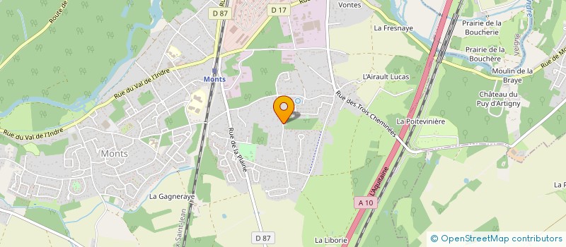 localisation de l'entreprise NALA  MONTS