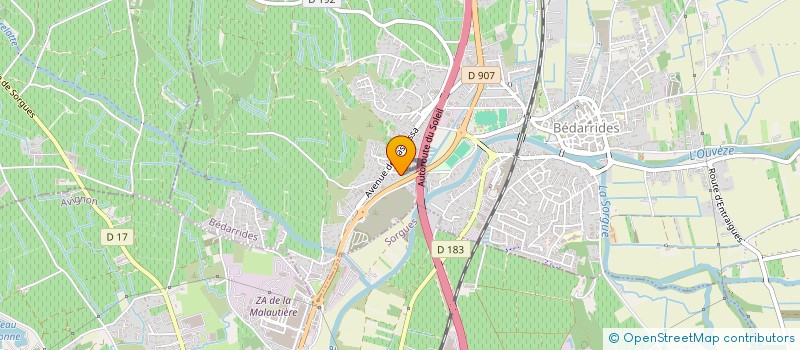 localisation de l'entreprise NALA  BEDARRIDES