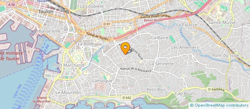 localisation de l'entreprise NALA  TOULON