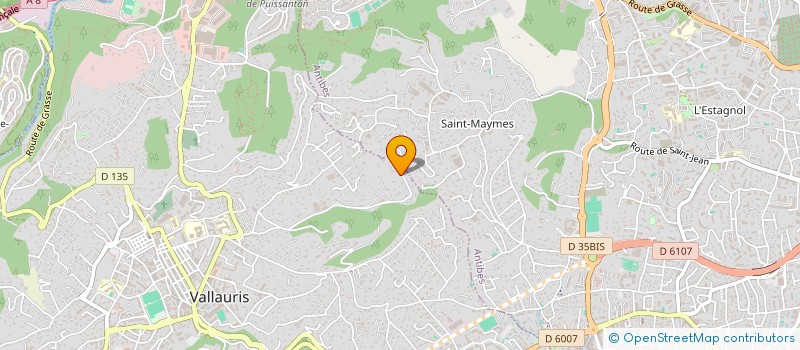 localisation de l'entreprise NALA  VALLAURIS