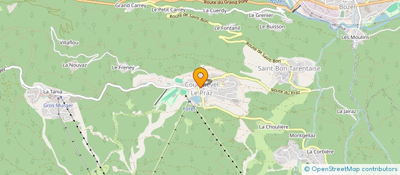localisation de l'entreprise NALA à COURCHEVEL