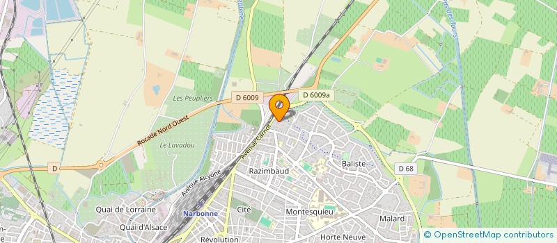 localisation de l'entreprise NALA  NARBONNE