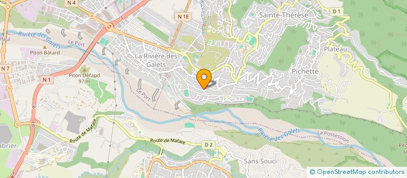 localisation de l'entreprise NALA BTP à LA POSSESSION