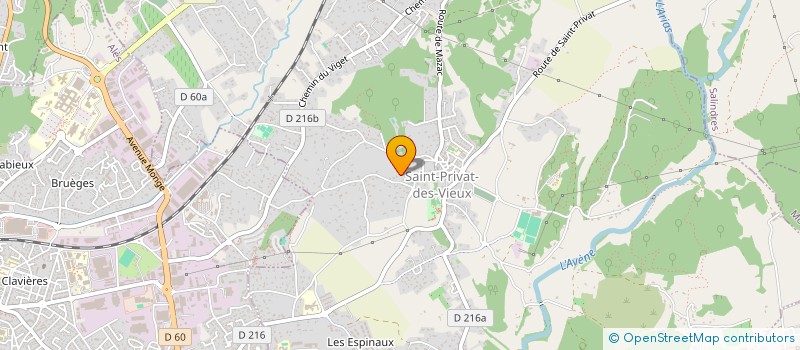 localisation de l'entreprise NALA-IMMO  SAINT-PRIVAT-DES-VIEUX