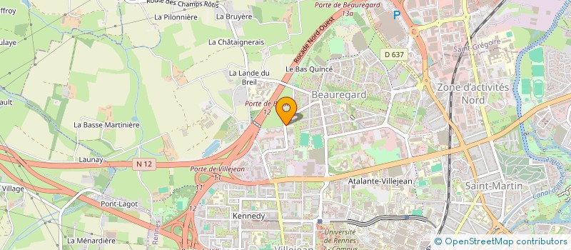 localisation de l'entreprise NALACH à RENNES
