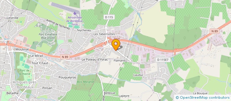 localisation de l'entreprise NALAK  YVRAC