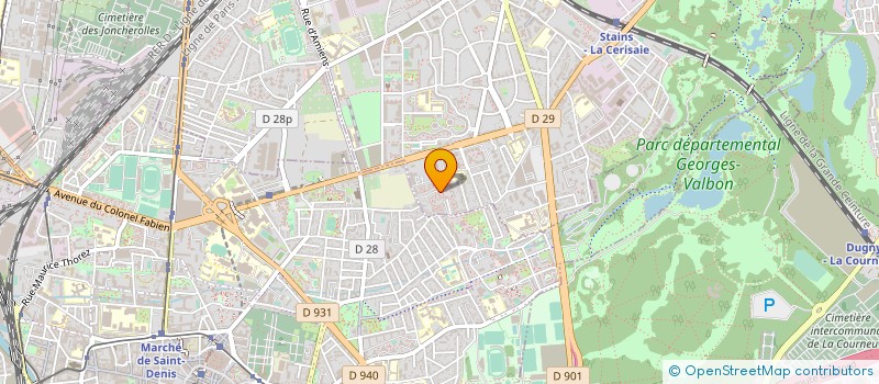 localisation de l'entreprise NALANOU  STAINS