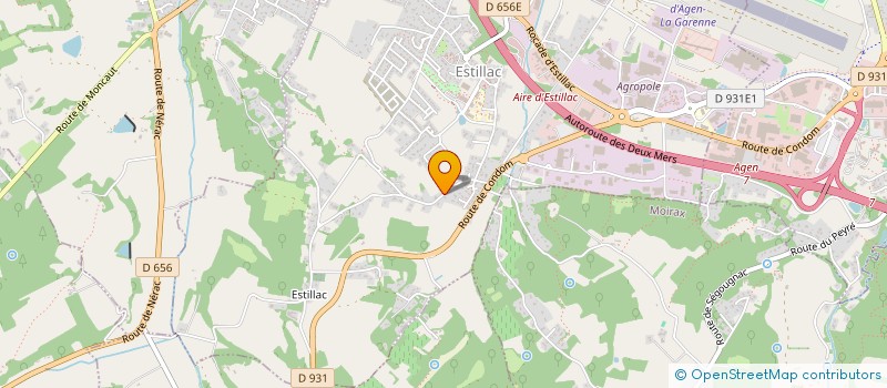 localisation de l'entreprise NALAUSAN  ESTILLAC