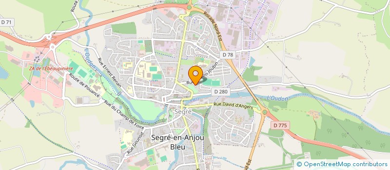 localisation de l'entreprise NALAYEAR à SEGRE-EN-ANJOU BLEU