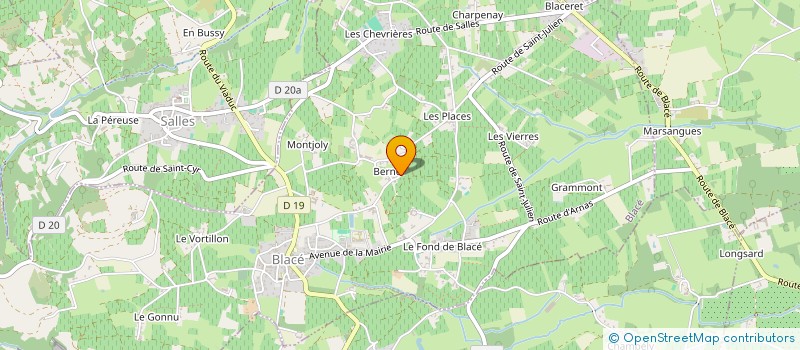 localisation de l'entreprise NALCA  BLACE