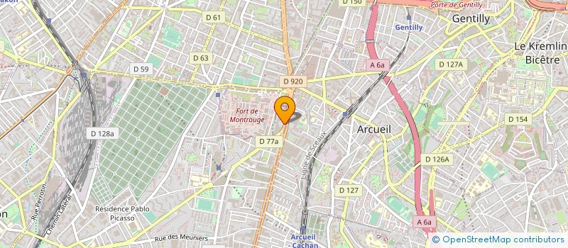 localisation de l'entreprise NALCO FRANCE à BAGNEUX