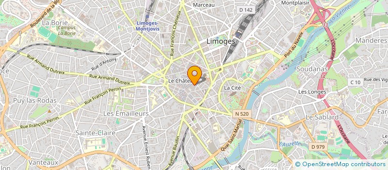localisation de l'entreprise NALDO IMMOBILIER à LIMOGES