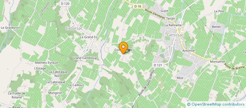 localisation de l'entreprise NALE  GENISSAC