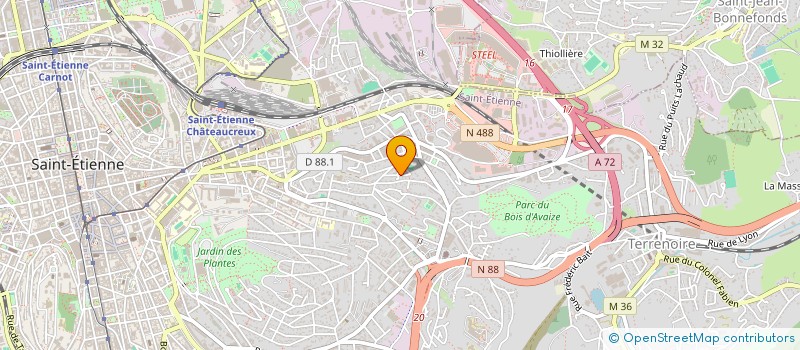 localisation de l'entreprise NALE  SAINT-ETIENNE