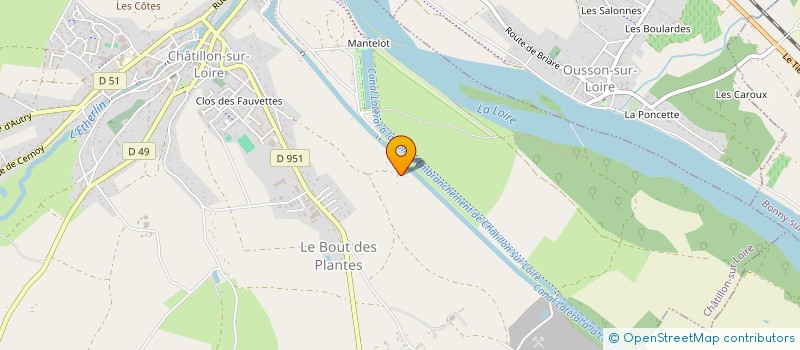 localisation de l'entreprise NALEA à CHATILLON-SUR-LOIRE