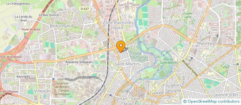 localisation de l'entreprise NALEO AUDIT & CONSEIL  RENNES