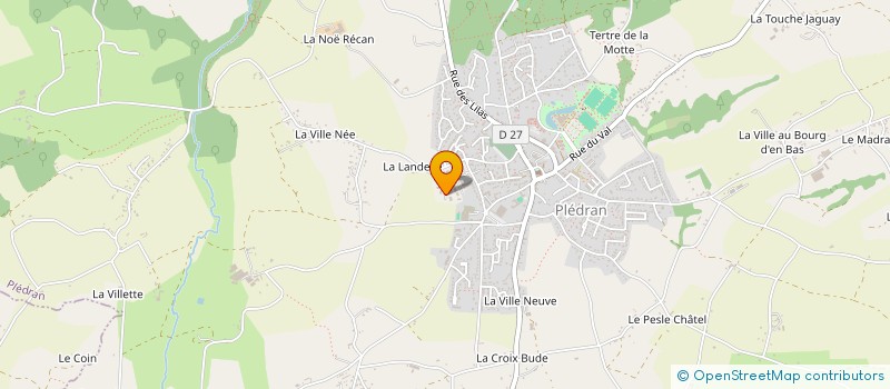 localisation de l'entreprise NALEPA POULAIN  PLEDRAN