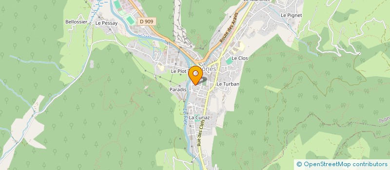 localisation de l'entreprise NALESK à THONES