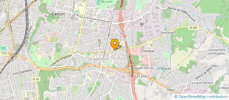 localisation de l'entreprise NALEX  CENON