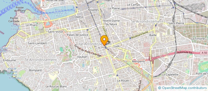 localisation de l'entreprise NALEX  MARSEILLE