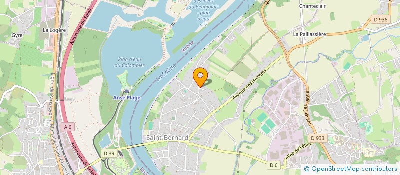 localisation de l'entreprise NALEX01  SAINT-BERNARD