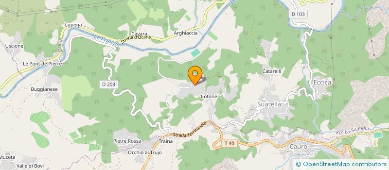 localisation de l'entreprise NALI à ECCICA-SUARELLA