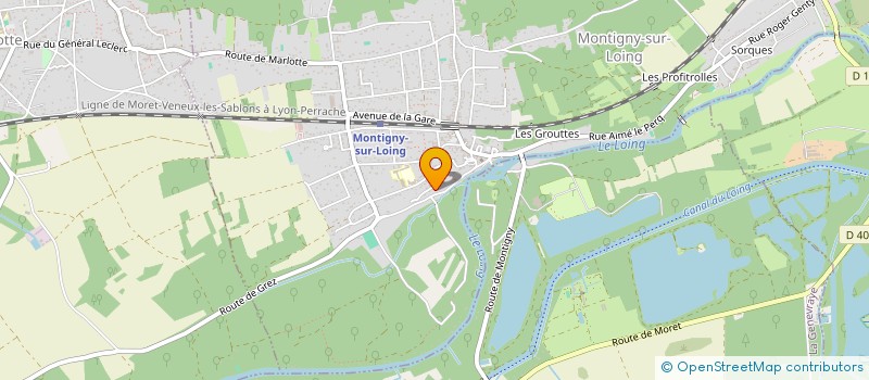 localisation de l'entreprise NALI YOGA4ALL  MONTIGNY-SUR-LOING