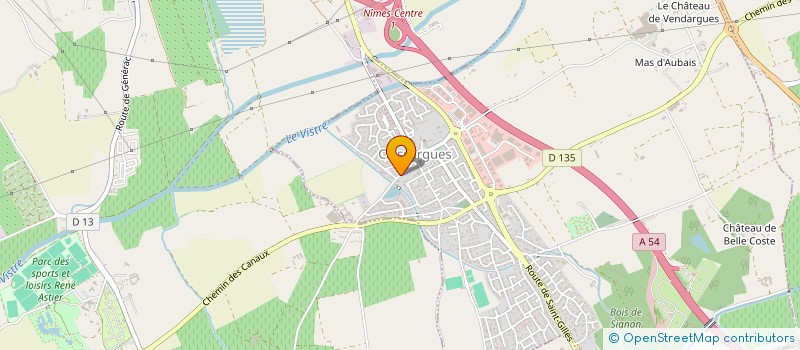 localisation de l'entreprise NALIA  CAISSARGUES