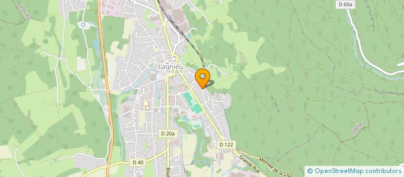 localisation de l'entreprise NALIBOIS à LAGNIEU
