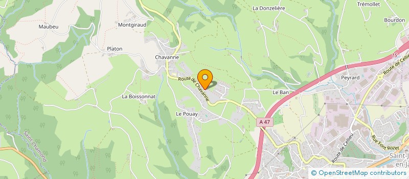 localisation de l'entreprise NALIMO  SAINT-CHAMOND