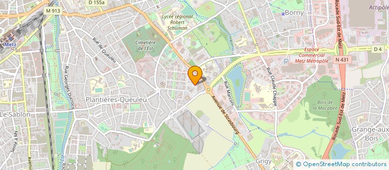 localisation de l'entreprise NALIO à METZ