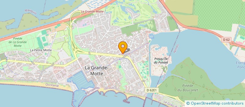 localisation de l'entreprise NALIODIS  LA GRANDE-MOTTE