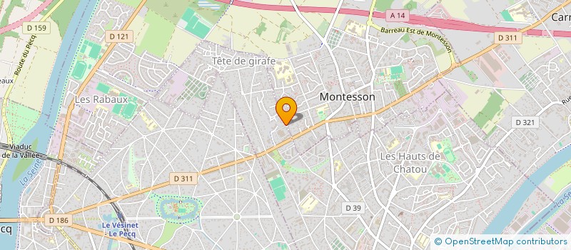 localisation de l'entreprise NALIT à CHATOU