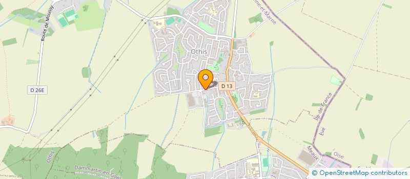 localisation de l'entreprise NALK  OTHIS