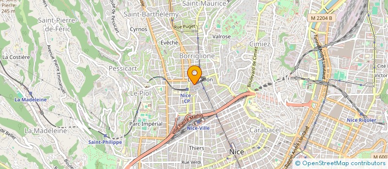 localisation de l'entreprise NALL à NICE