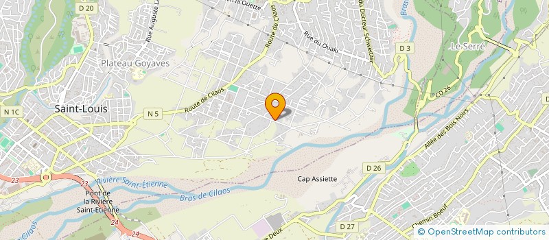 localisation de l'entreprise NALLA FETY à SAINT-LOUIS