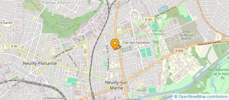 localisation de l'entreprise NALLAYANS à NEUILLY-SUR-MARNE