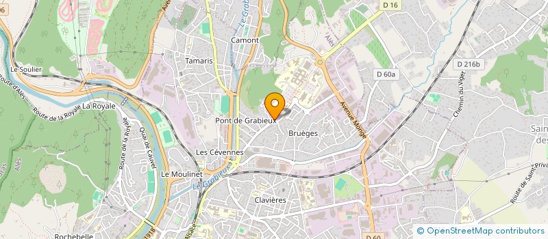 localisation de l'entreprise NALLE à ALES